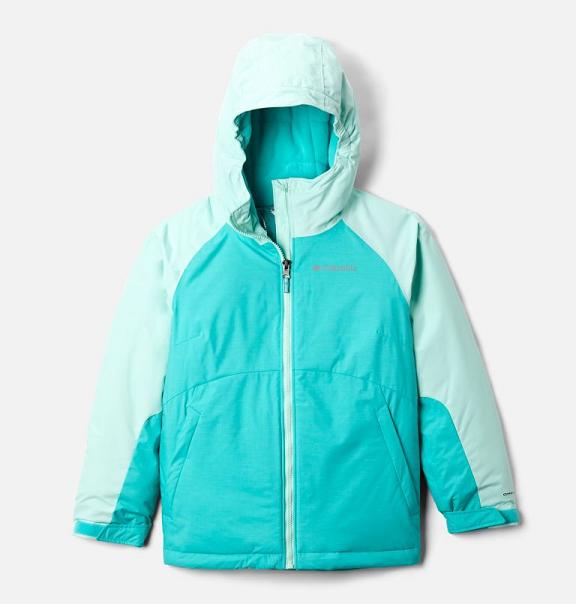 Columbia Alpine Action II Ski Jacket Blue For Girls NZ46815 New Zealand